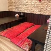 【お座敷テーブル4～6名席×2卓】】座敷で足を延ばして本場の味をご堪能ください♪お座敷ですので落ち着いてお食事をしていただくのに最適です！渓源はとにかくお料理の種類がたくさん！自慢のお料理はお値段もとてもリーズナブル！普段の食事はもとより少人数～忘年会、新年会、歓迎会、家族会等など様々にどうぞ