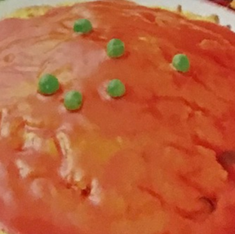 蟹肉入り玉子甘酢ソース
