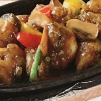 カキの鉄板焼き