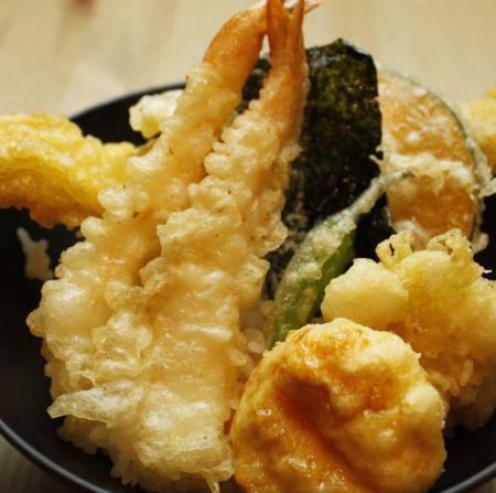 Edomae tempura rice bowl