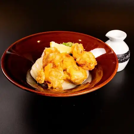 鶏天ぶっかけうどん