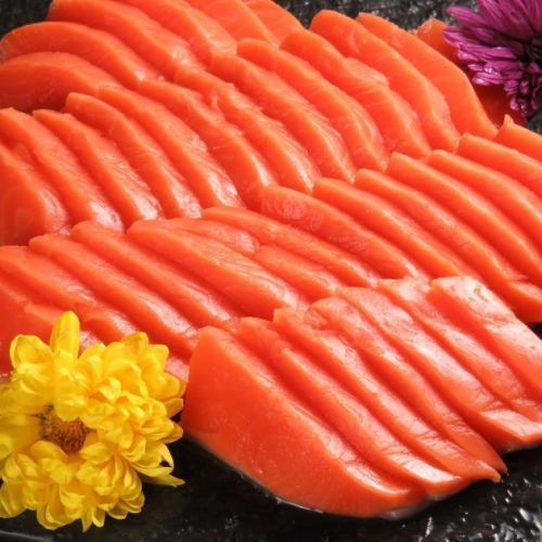 This is all-you-can-eat salmon!
