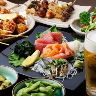 【飲み放題付き】お刺身コース 4,500円(税込)