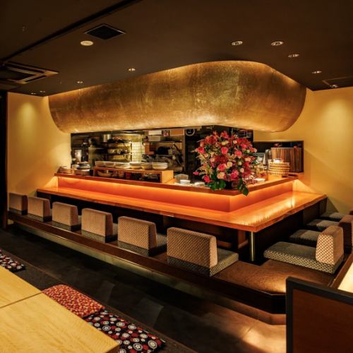 和モダンな空間をもつ店内