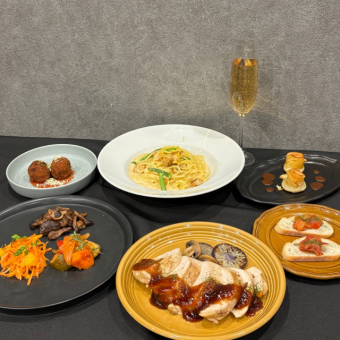 【2026年スタート】日替わり前菜盛り合わせやスープをお楽しみいただける8品6皿コンテンタコース