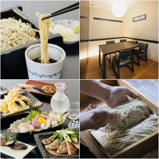 There is a wide variety of local sake.Please enjoy soba noodles made with carefully selected ingredients and exquisite dishes to your heart's content.