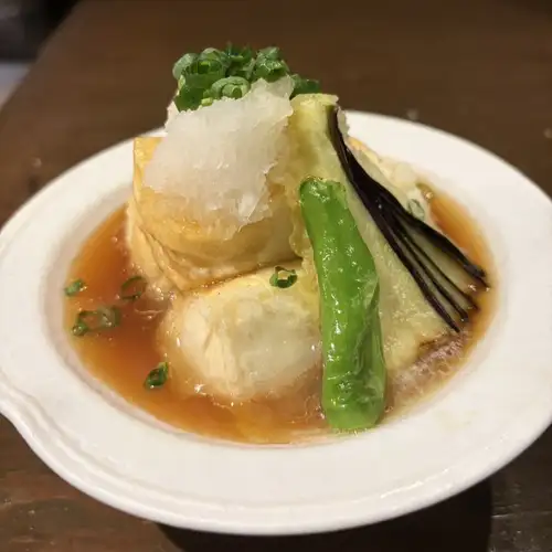 揚げ出し豆腐（北海道昆布だし仕立て）