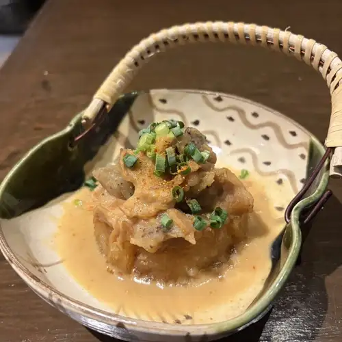 北海道味噌仕立てのもつ煮込み