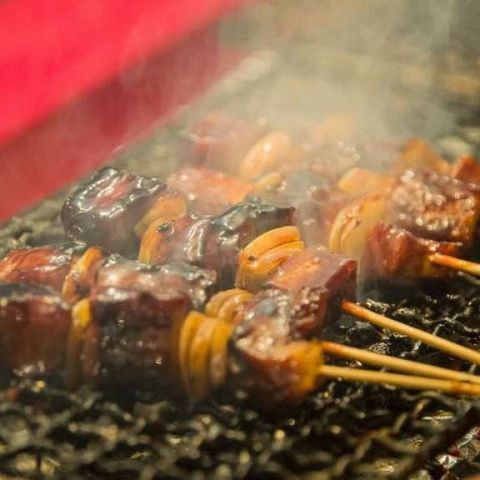 When you think of "yakitori," you think of pork! We offer Muroran-style yakitori.