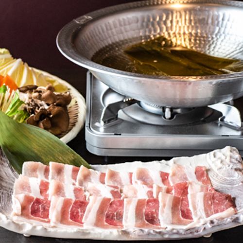 Black pork shabu-shabu