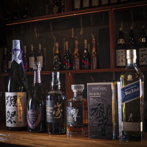 50種類以上のお酒が揃う！厳選ウイスキー