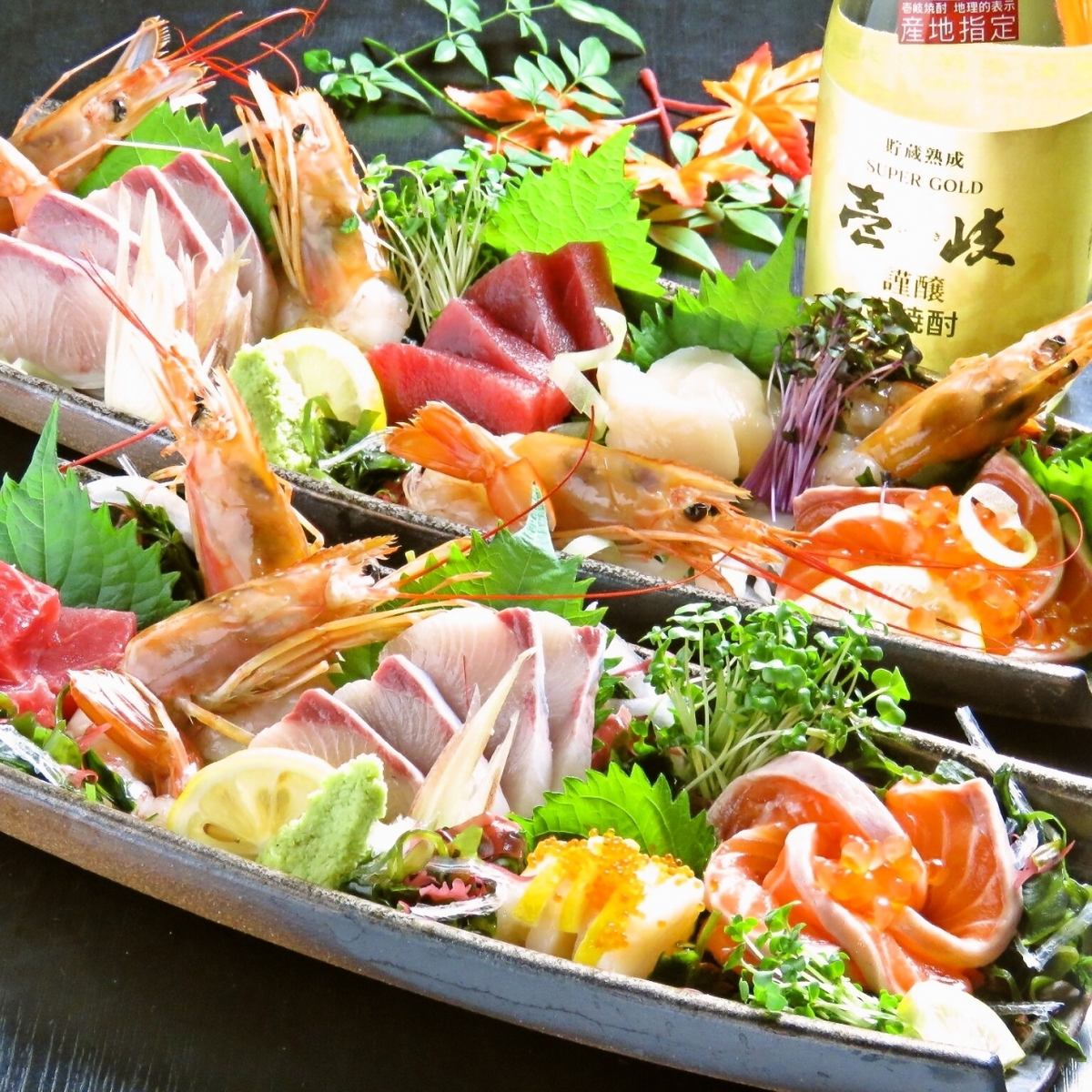 Special course includes all-you-can-eat fresh fish★