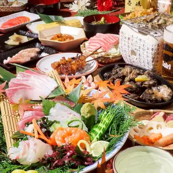 僅限週日至週四：【A套餐（含刺身）】刺身拼盤 + 60種菜餚 x 100種飲品 ★ 2小時 ¥4500 → ¥4000