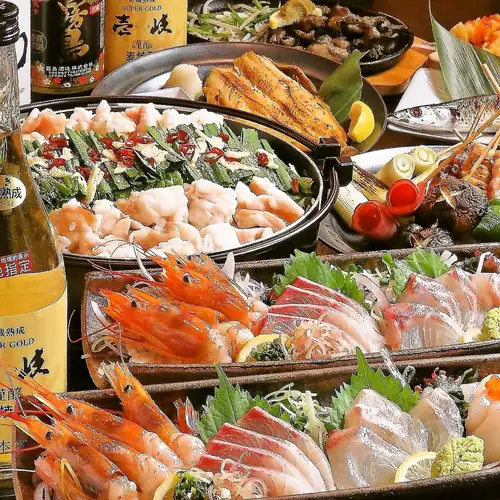 Luxury Sashimi Boat Platter Included Premium Year-End Party [All-You-Can-Eat Yakitori & Hot Pot] 100 Food Items x 120 Drinks 2 Hours