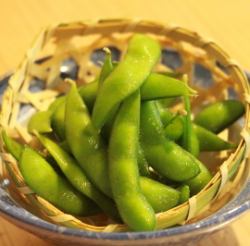 Edamame with special salt