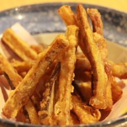 Fried burdock root