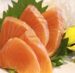 Toro salmon sashimi