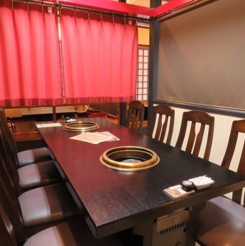 Table private room is also ◎