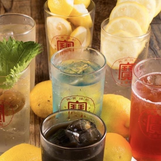 無限暢飲！餃子、烤雞肉串還有便宜飲料！Highball 188日元