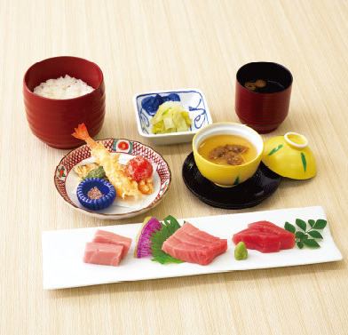 Sashimi of real tuna set meal