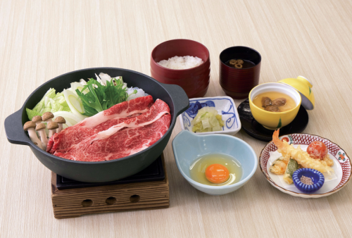 Kobe beef sukiyaki set