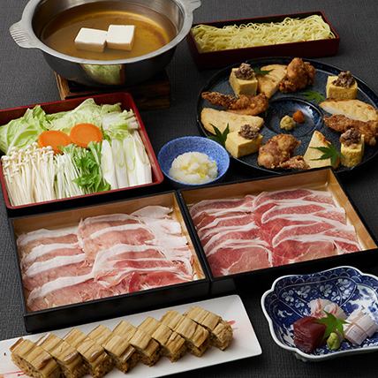 柚子みぞれ豚しゃぶコース 【日高】ひだか　3,500円（税込）