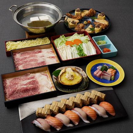 □（11月17日起）国产牛肉涮涮锅套餐“王” 6,000日元（含税）