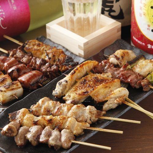 人気の焼き鳥！ちょうちん、ふりそで、白レバーなど希少部位をこの価格で