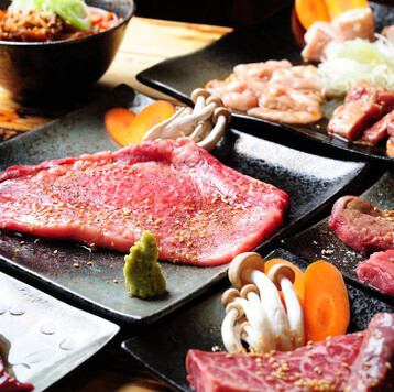 【歓送迎会贅沢コース】コスパ&満腹◎贅沢お肉をたっぷり全10品+(乾杯ビール付)2H飲み放題付♪