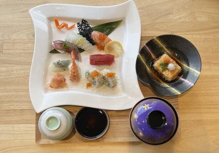 Nigiri sushi lunch