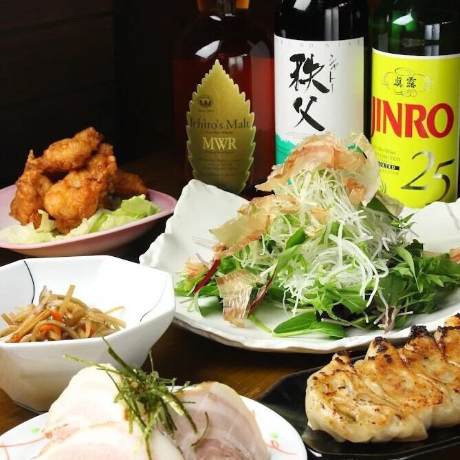 90分飲み放題付き!〆のラーメンまで堪能できるコースあります!!