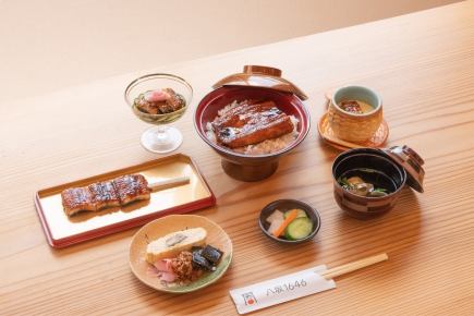 [Our recommendation ◎] Yasaka 1646 Gozen (with eel skewers) 6,200 yen (tax included)