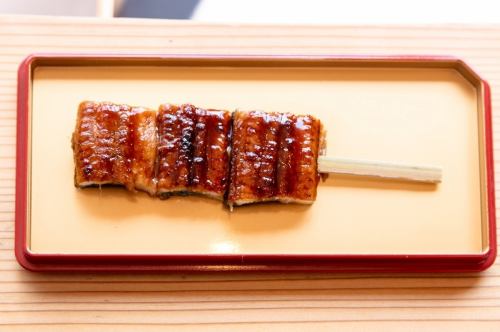 21. Eel skewers