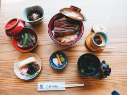 Yasaka eel meal (with Wagyu beef dish)