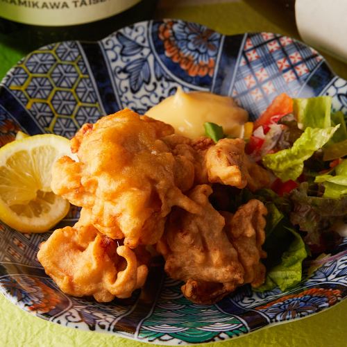 若鶏もも肉の唐揚げ