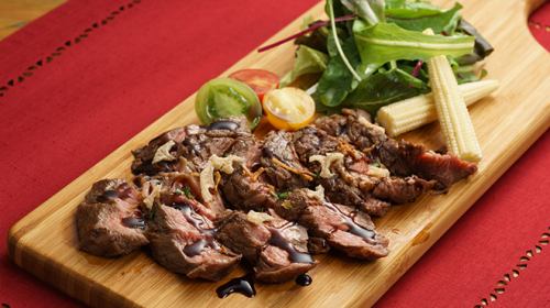 短角牛のタリアータ