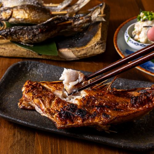 炉端焼で愉しむ「特選干物」