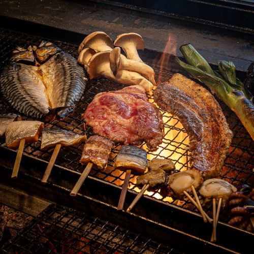 五感で楽しむ炉端焼き