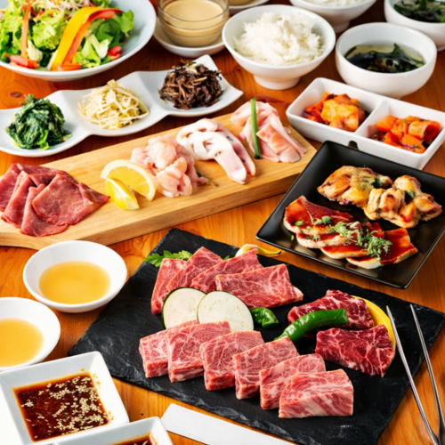 【金土日祝限定】特上黒タン＆希少部位5種堪能！人気部位も揃う全12品HACHI HACHIコース