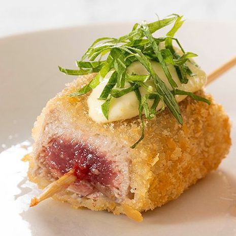 本マグロレアフライ串