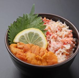 蟹肉海胆饭