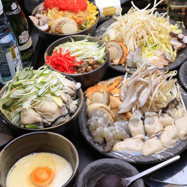 ★ご宴会にうってつけ★超お得飲み放題付きコースで至高のもんじゃを味わう
