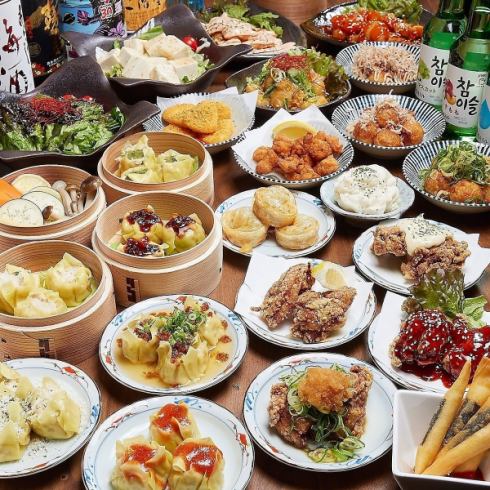 2時間飲み放題付き!!食べ飲み放題コースを2500円~ご用意!