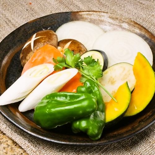 Assorted vegetables / Ikayaki