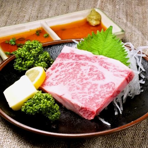 Japanese black beef marbled steak 50g