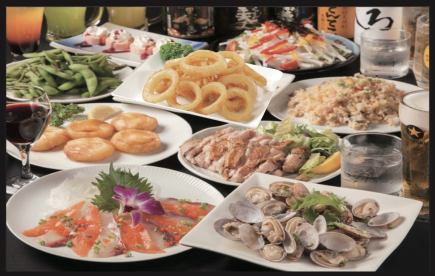 【冬だ！鍋だ！絶品地鶏コース】2.5時間飲み放題付き！鮮魚カルパッチョ等全9品3800円→3480円