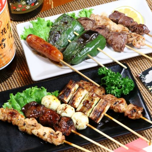 Yakitori is juicy and goes well with sake ★