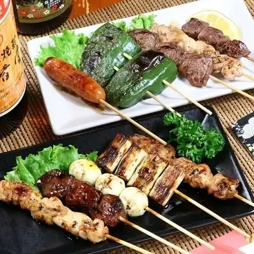焼き鳥中心の定番メニュー