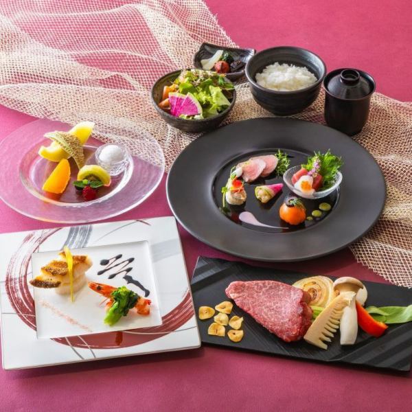 季節替りの鉄板焼ディナー「麗 女」