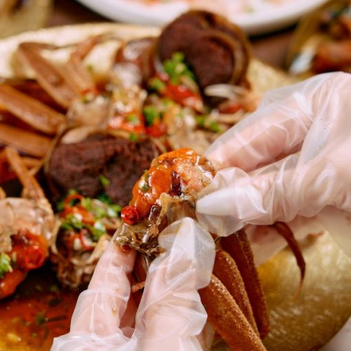 -Directly from Korea! Soy Sauce Course - 8 dishes including 3 types of Yukhoe and luxurious Korean fritters [3 hours all-you-can-drink]